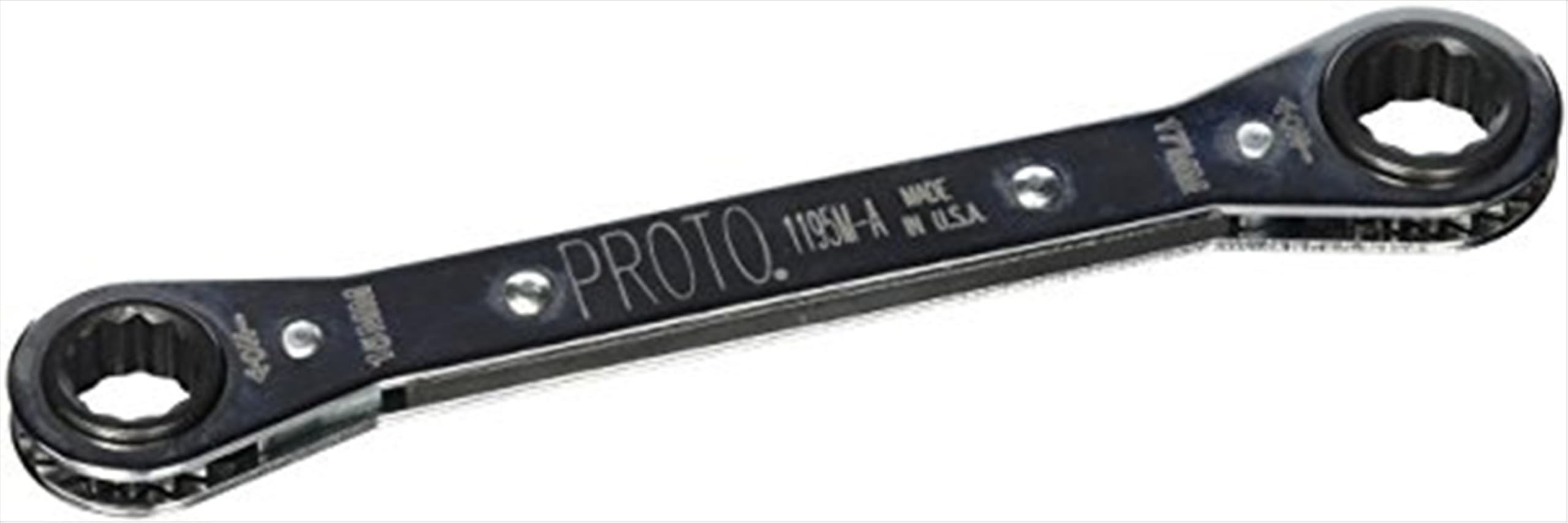Proto - Double Box Ratcheting Wrench 15 x 17 mm - 12 Pt. (J1195M-A)