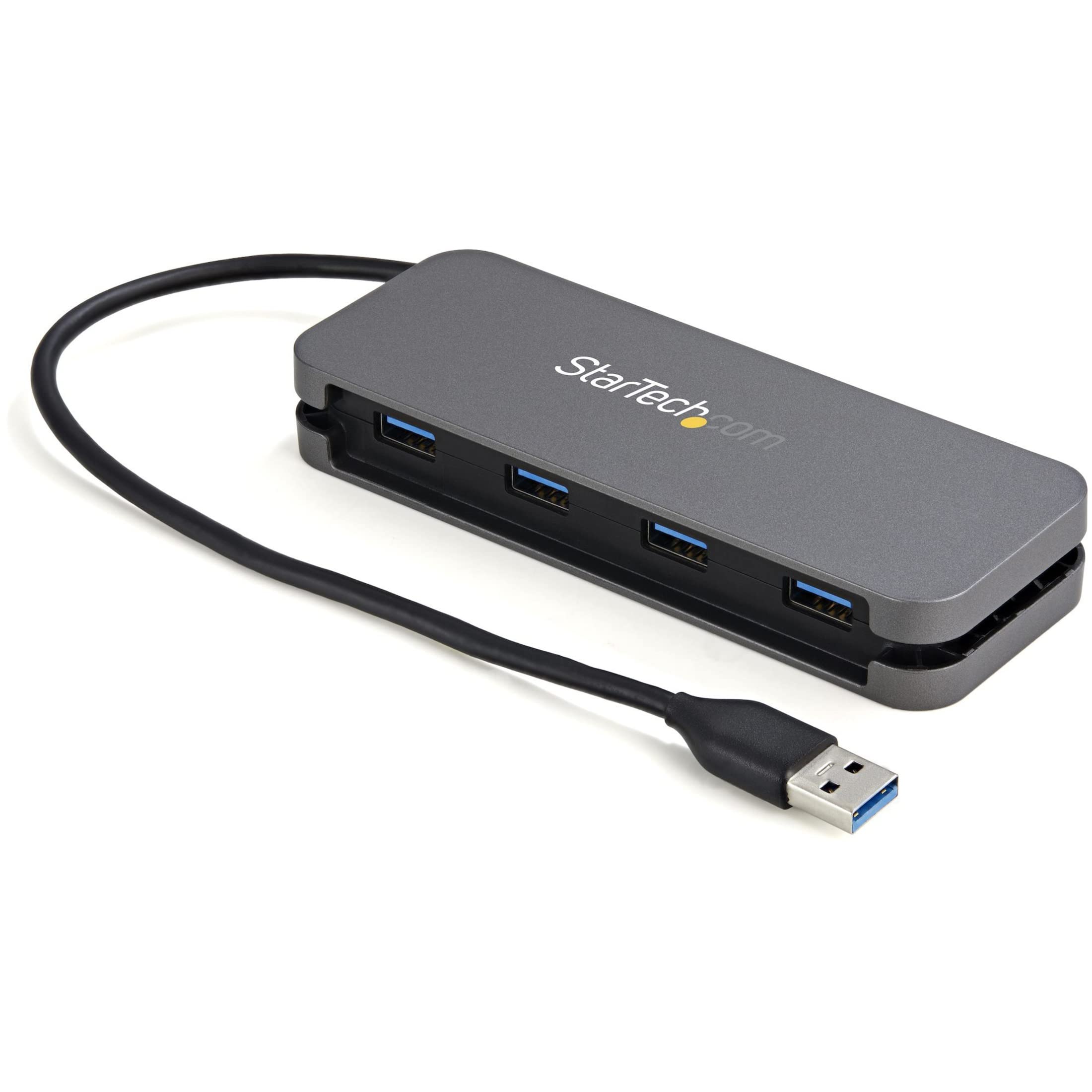 StarTech.com 4 Port USB 3.0 Hub - USB-A to 4X USB-A - SuperSpeed 5Gbps Portable USB 3.1 Gen 1 Type-A Hub - USB Bus Powered