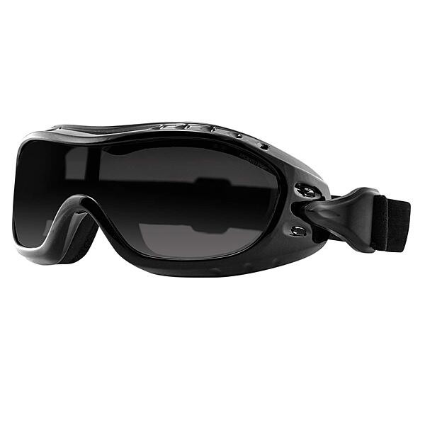 Bobster Night Hawk, Gloss Black Frame, Smoked Photochromic Lens