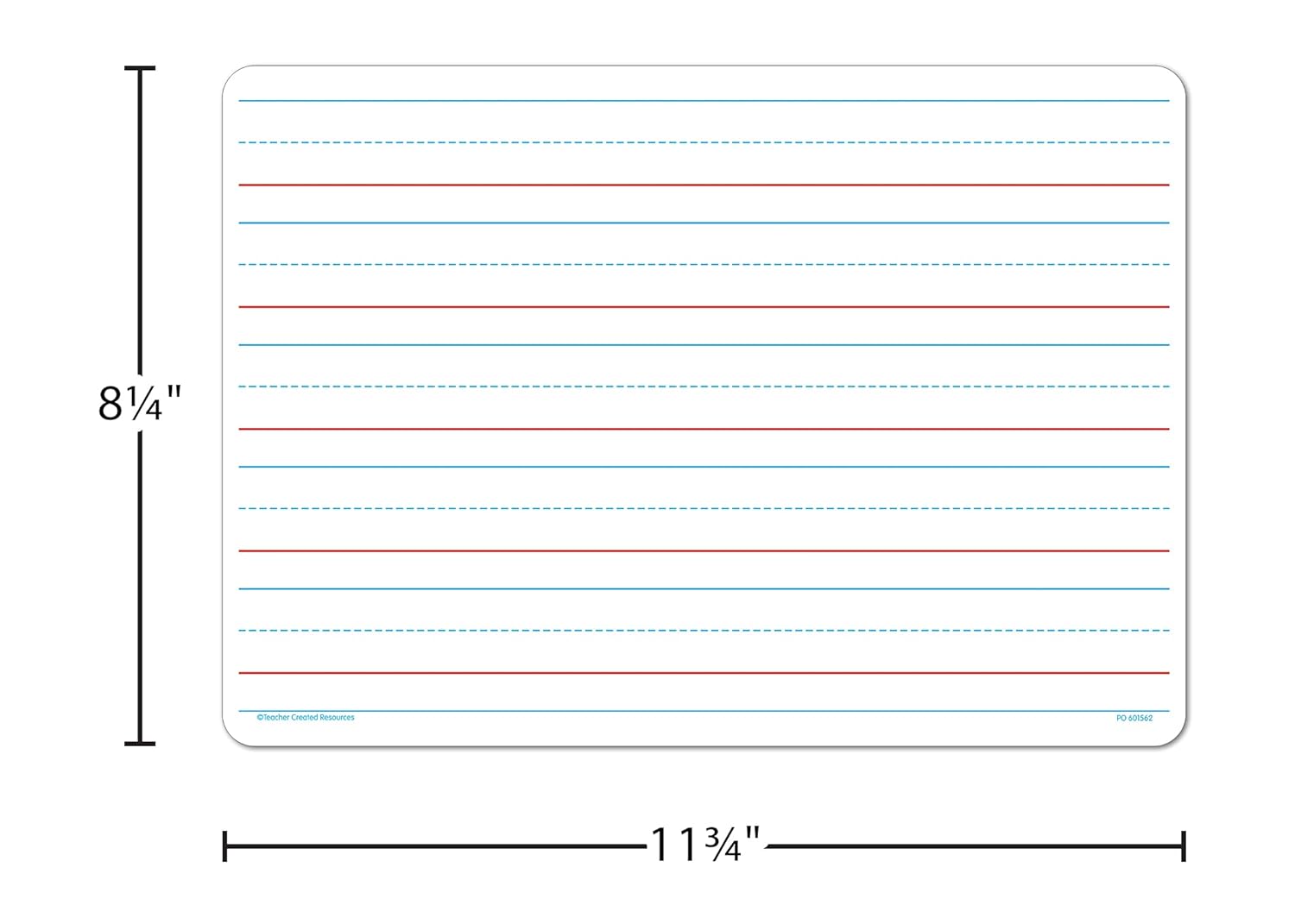 TEACHER CREATED RESOURCES Non-Magnetic Double-Sided Dry-Erase Boards