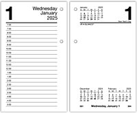 AT-A-GLANCE Daily Loose-Leaf Desk Calendar Refill, 3.5 x 6, Standard (Fits 17 Style bases)