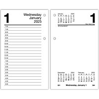 AT-A-GLANCE Daily Loose-Leaf Desk Calendar Refill, 3.5 x 6, Standard (Fits 17 Style bases)