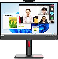 Lenovo ThinkCentre Tiny-In-One 24 Gen 5 24in Class Webcam Full HD LED Monitor - 16:9 - Black - 23.8in Viewable - 12NAGAR1US