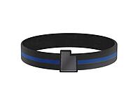 Thin Blue Line USA State Silicone Bracelet
