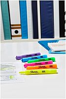 Sharpie Tank Highlighters, Fluorescent And Pastel Highlighters, Chisel Tip, Highlighter Markers Set, Assorted Colors
