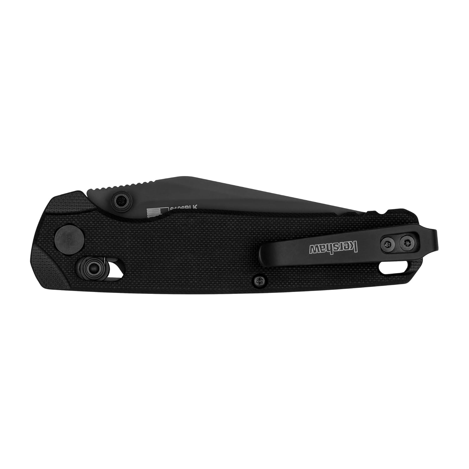 Kershaw Bel Air Clip Point Folding Pocket Knife, Magnacut Blade Steel, Black G10 Handle, Pocketclip, Made in the USA