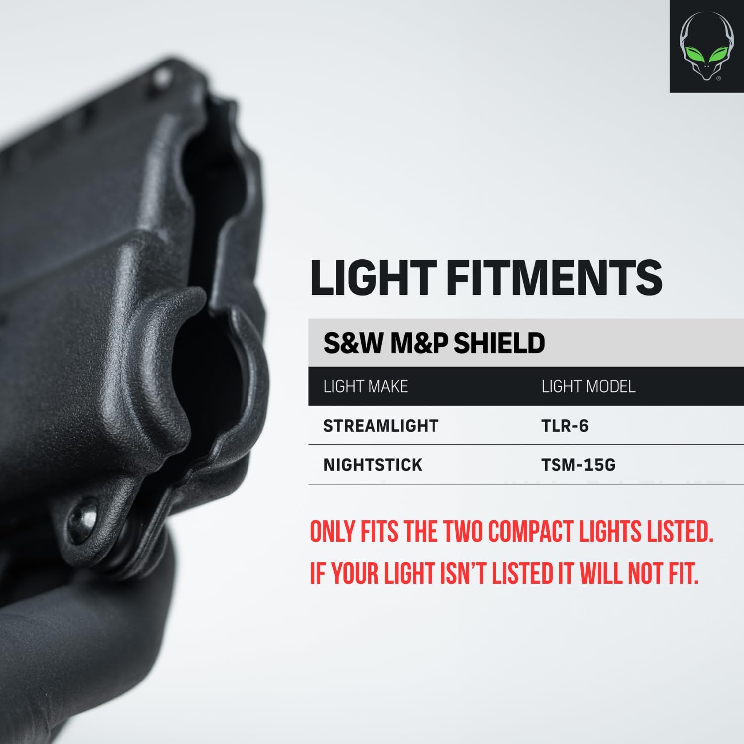 Alien Gear Photon Holster - IWB or OWB, Ambidextrous, Optics Ready