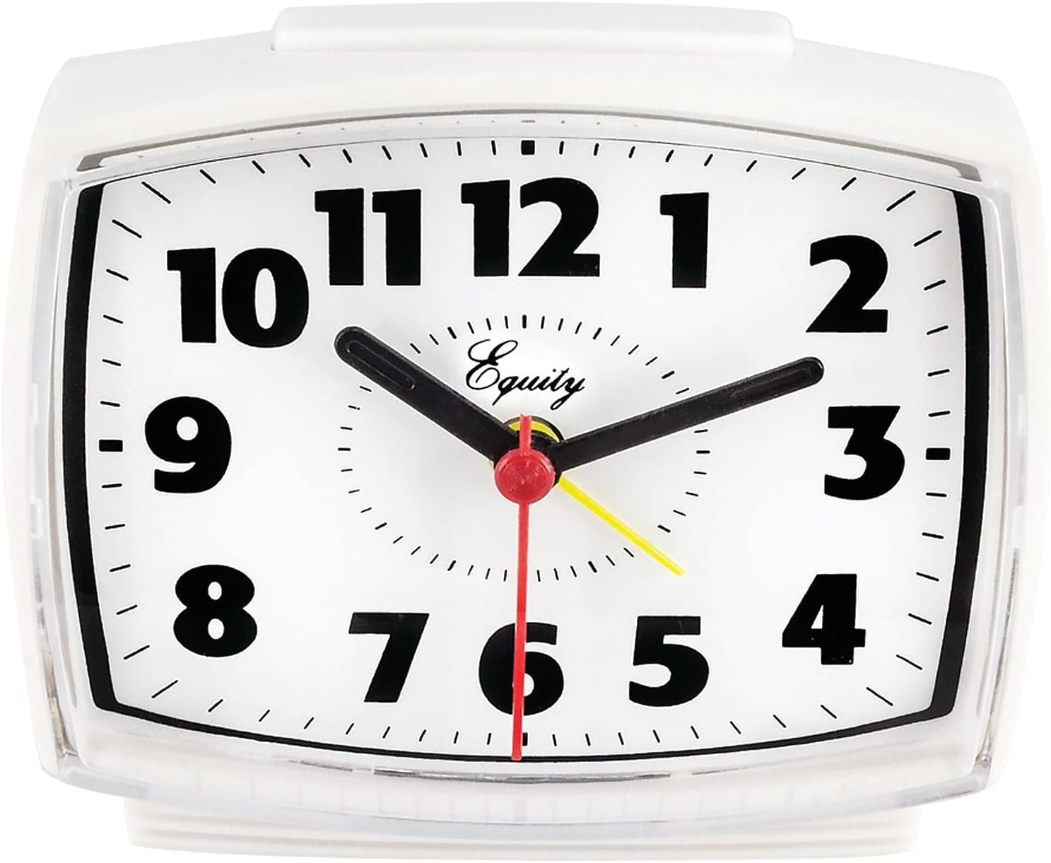 Equity 33100 Electric Silent Analog Alarm Clock with Lighted Dial Pack of 1