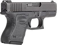 Hogue Wrapter Adhesive Grip Black Glock 26/27/33/39 Gen 3, Multi, One Size