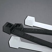 UV Stabilized Cable Ties, 50 lb Tensile Strength, 14.6" UV Black