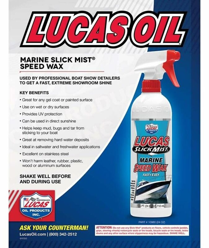 LUCAS OIL Slick Mist Marine Speed Wax