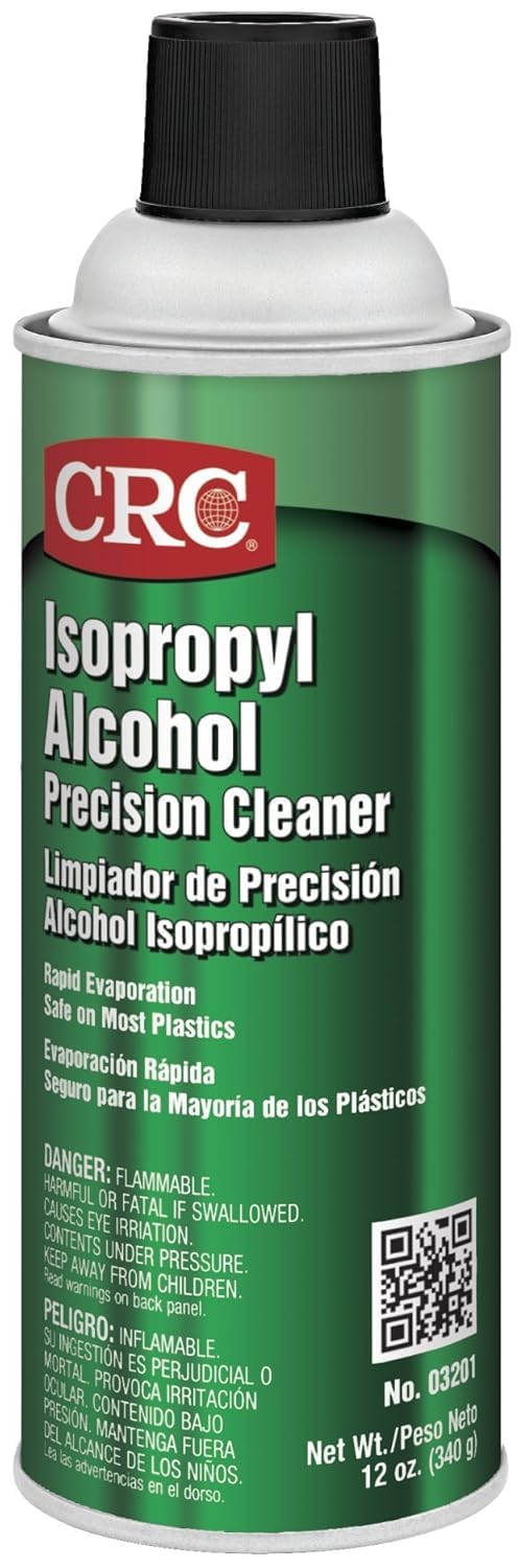 CRC 03201 Isopropyl Alcohol Cleaner, (Net weight: 12 oz.) 16oz Aerosol 1 Pack