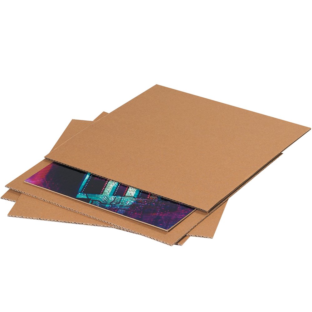 Aviditi Corrugated Cardboard Layer Pads, 8 3/8" x 10 7/8", Kraft Brown, for Product Protection