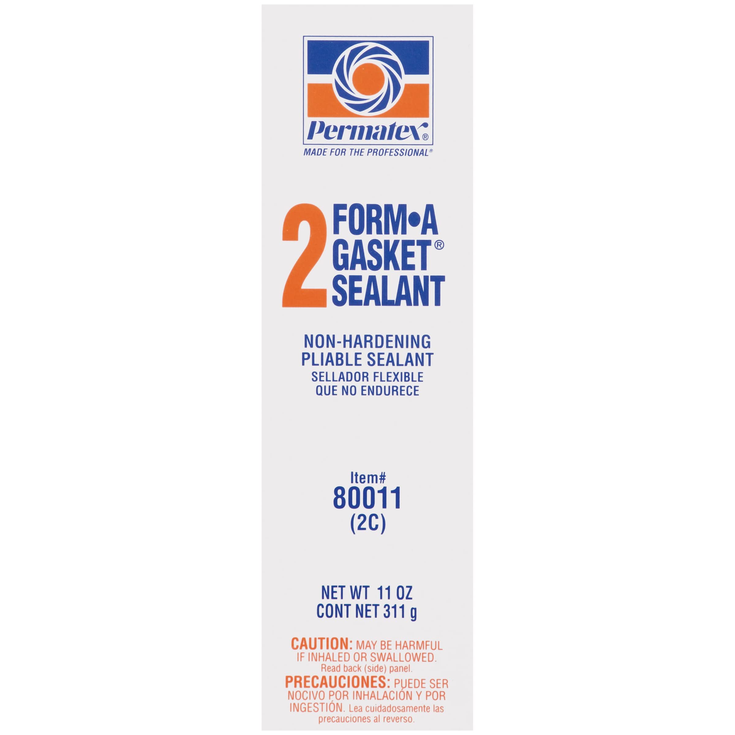 Permatex 80011 Form-A-Gasket #2 Sealant, 11 oz., Pack of 1 Form-A-Gasket #2 11 Fl Oz. (Pack of 1)