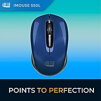 ADESSO iMouse S50 Wireless Mini Mouse - 2.4GHz RF, 1200 DPI