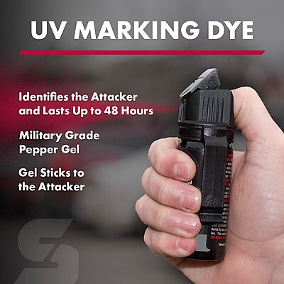 SABRE Crossfire Pepper Gel, Deploys At Any Angle, Maximizes Target Acquisition Against Multiple Threats