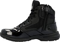 ROCKY Cadet 6" Black Side Zip Public Service Boot