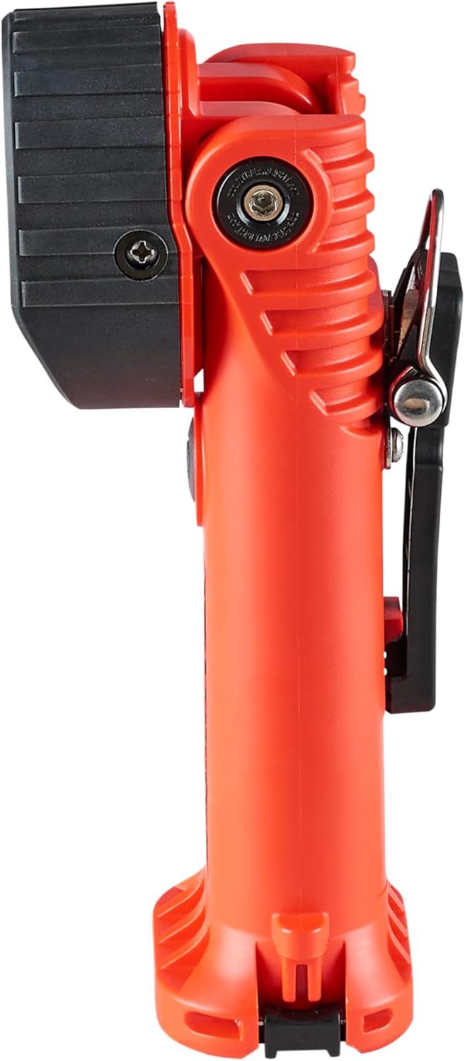 Streamlight 91802 Survivor Pivot 325-Lumen Right Angle Articulating Dual Beam Rechargeable Flashlight with 120V/100V AC/12V