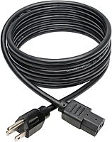 TRIPP LITE Computer Power Cord NEMA 5-15P to IEC-320-C13