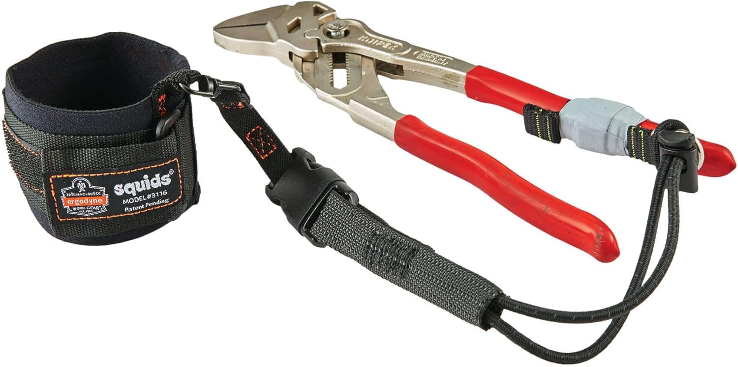 Ergodyne Squids 3755 Self-Adhering Tool Attachment Tape, 12 Feet Roll, Gray