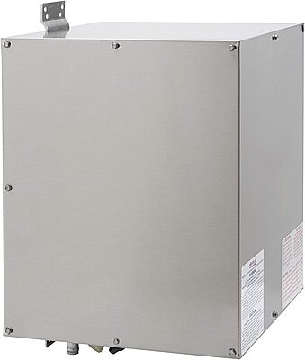 Whale F700 Water Heater, 6 Gal., 120V, 100 PSI, Horizontal Mount, Double-Wall Front Heat Exchanger, Stainless Steel Exterior