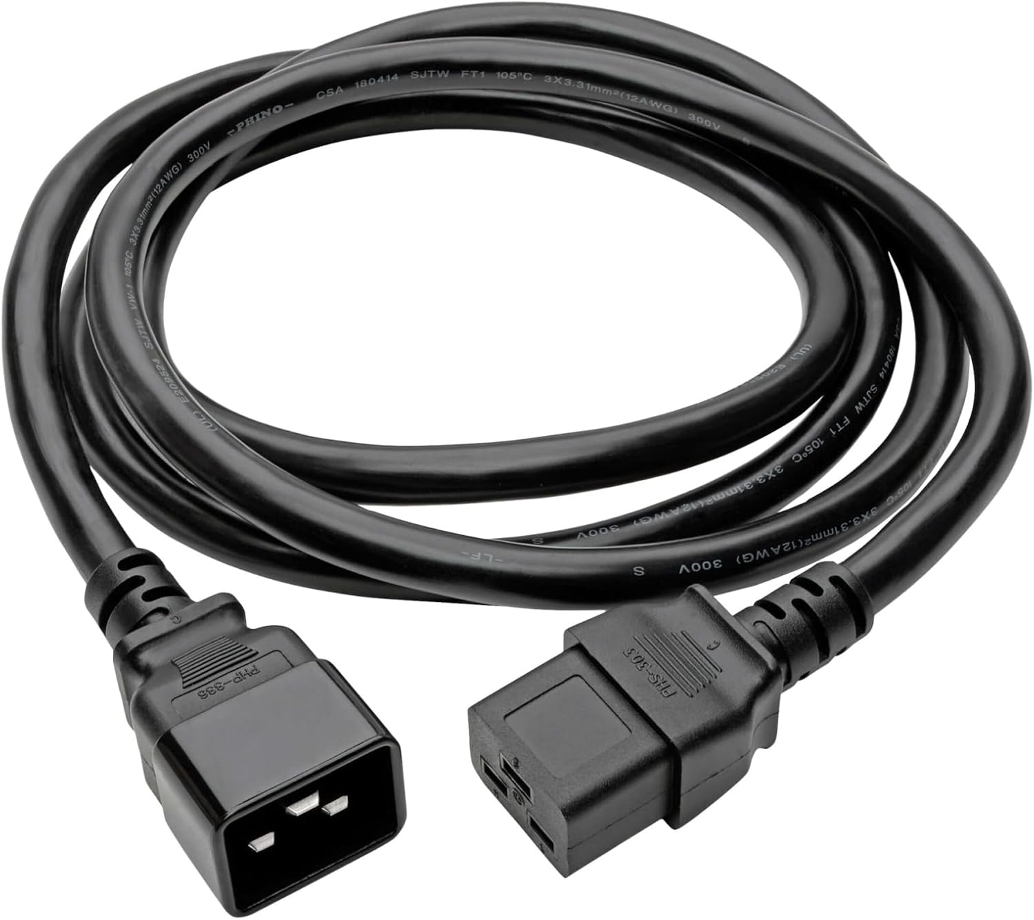 Tripp Lite Heavy-Duty Computer Power Extension Cord for Servers and Computers 20A