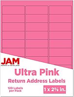 JAM PAPER Mailing Address Labels - Self-Adhesive Rectangular