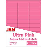 JAM PAPER Mailing Address Labels - Self-Adhesive Rectangular