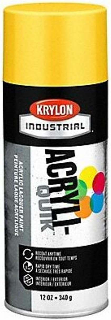 Krylon Industrial Acryli-Quik Lacquer Daisy Yellow