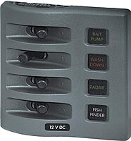 Blue Sea Systems WeatherDeck Waterproof Switch, Fuse & Circuit Breaker Panels