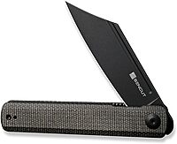 SENCUT Bronte Folding Pocket Knife with Front Flipper, 3.38 Inch 9Cr18MoV Reverse Tanto Blade