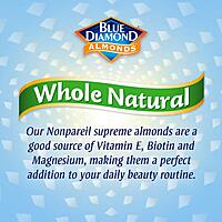 Blue Diamond Almonds Whole Natural Raw Snack Nuts, 100 Calorie Travel Bags, 32 count
