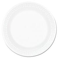 Dart Concorde 6 in White Foam Plates, Unlaminated - 1000/Case