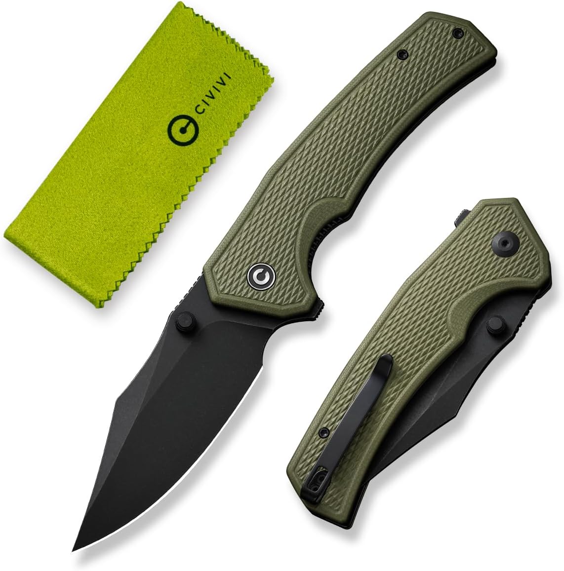 CIVIVI Vexillum Folding Knife for Outdoor and EDC, Flipper Pocket Knife with Thumb Stud Opener