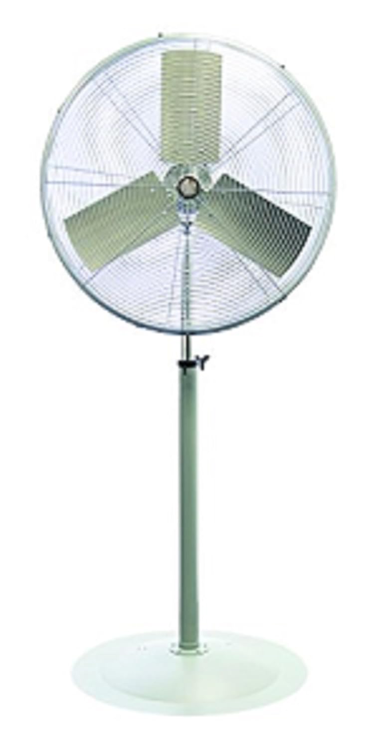 TPI Corporation ACU-30-P Unassembled Industrial Circulator and Pedestal Mount, Single Phase, 30" Diameter, 120 Volt,Grey