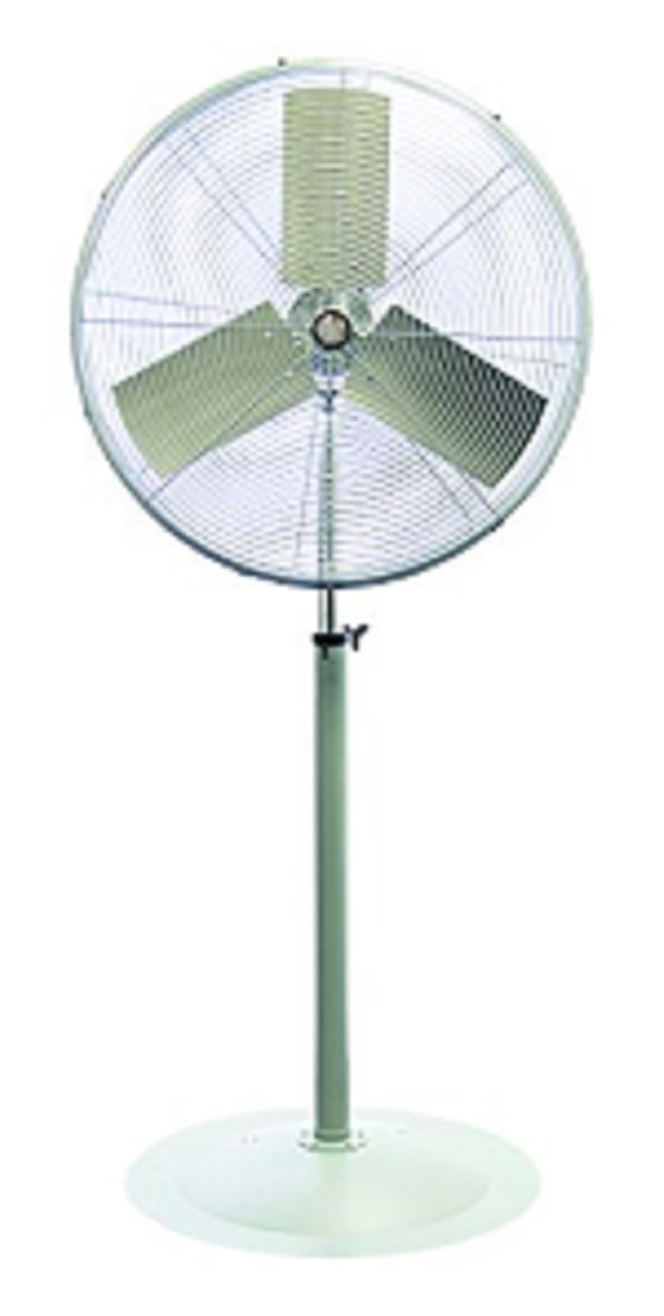 TPI Corporation ACU-30-P Unassembled Industrial Circulator and Pedestal Mount, Single Phase, 30" Diameter, 120 Volt,Grey