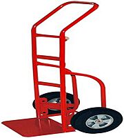 Milwaukee Hand Trucks 33007 Heavy Duty Flow Back Handle Truck with 10-Inch Puncture Proof Tires