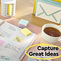 Post-it Notes, 3 in x 3 in, 18 Sticky Notes Pads, 100 Sheets per Pad, The Iconic Canary Yellow Note
