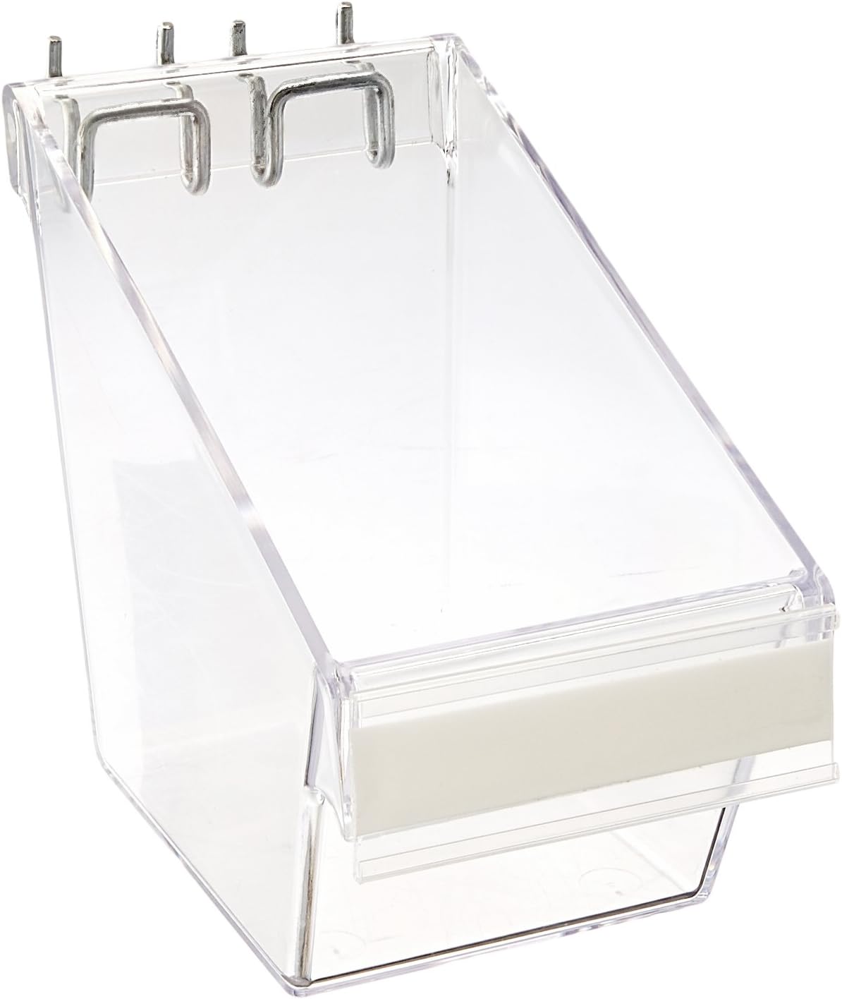 Azar Displays Clear Display Buckets for Pegboard, Slatwall and Countertop