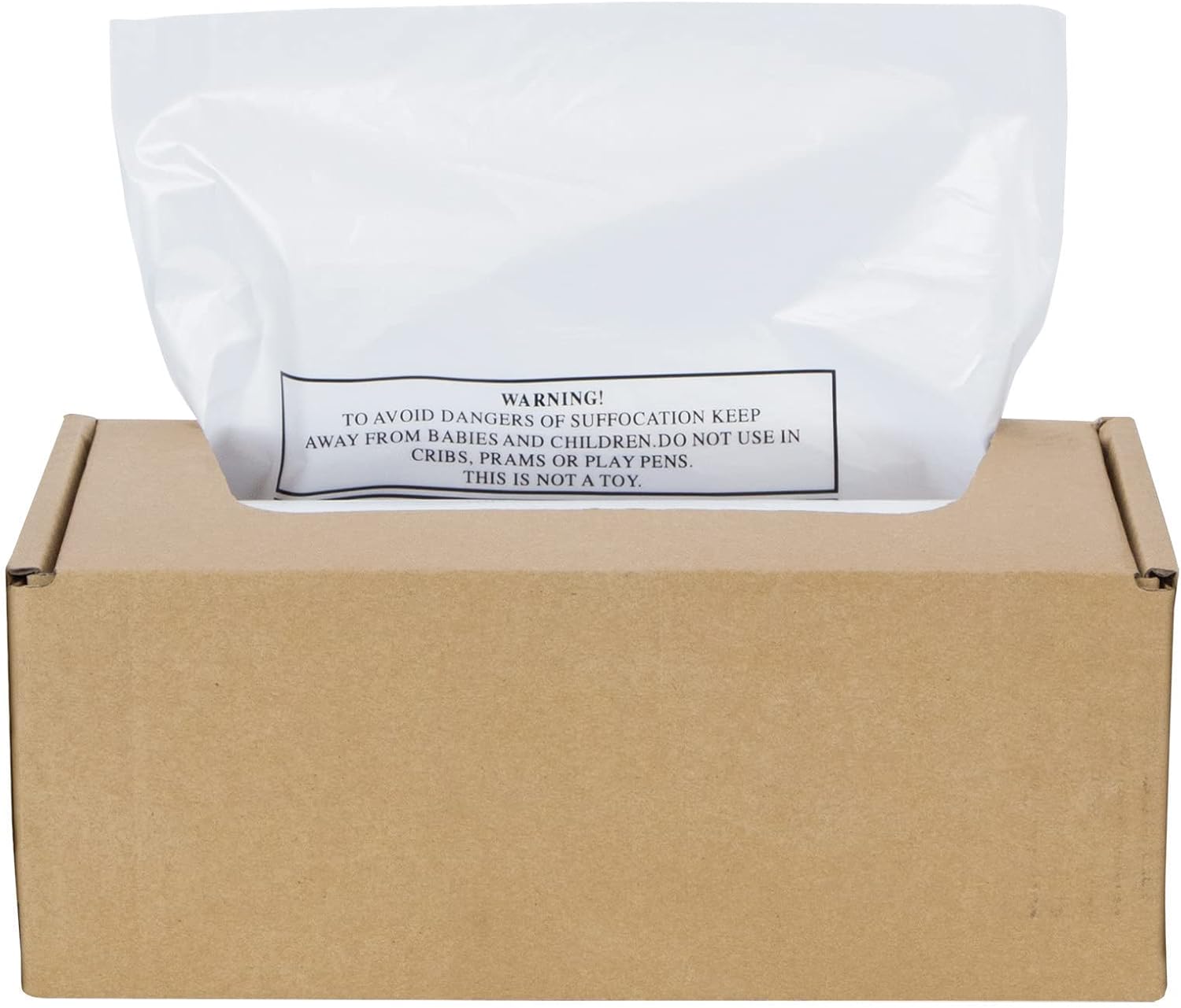 FELLOWES Powershred Shredder Bags with Dispenser & Extra-Long Wire Ties