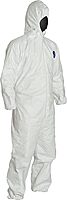 DuPont Tyvek 400 Hooded Coveralls with Elastic Wrists & Ankles by DuPont