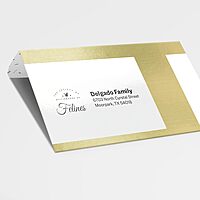 Avery Glossy White Rectangle Labels, 11" x 4.25", 20 Glossy White Labels, Permanent Adhesive