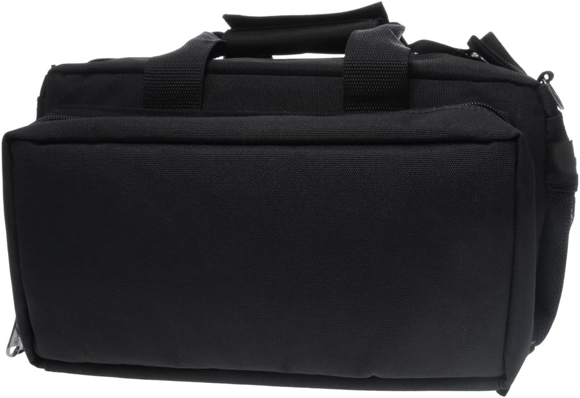 Birchwood Casey Deluxe Range Bag | Heavy-Duty Durable Nylon Water-Resistant Gun Range Bag with Adjustable Shoulder Strap