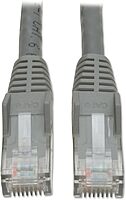 Tripp Lite Cat6 Gigabit Snagless Molded Patch Cable (RJ45 M/M) - Gray, 10-ft.(N201-010-GY)