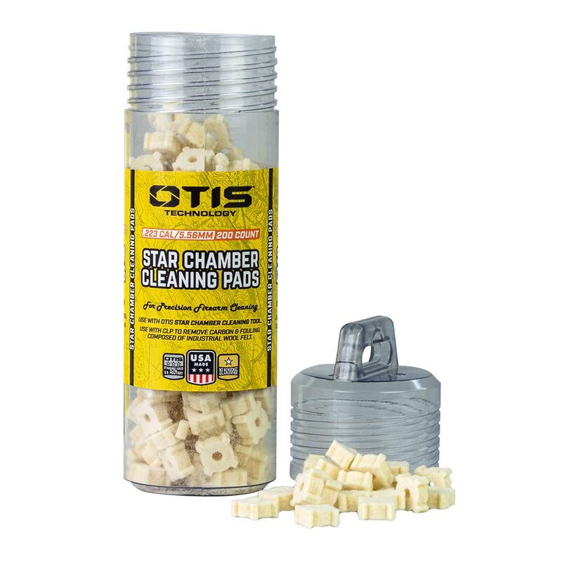 Otis Technology .223Cal/5.56mm Star Chamber Cleaning Pads, Multi, one Size