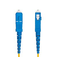 StarTech.com 5m (16.4ft) LC to SC (UPC) OS2 Single Mode Simplex Fiber Optic Cable, 9/125, 40G/100G, LSZH Fiber Jumper Cord