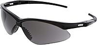 MCR Safety Glasses MP112AF Gray Polycarbonate Lenses with UV Protection & Antifog Coating, Black Frame, 1 Pair