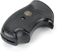 Pachmayr 03252 Compact Grips, S&W J Frame Round Butt,Black