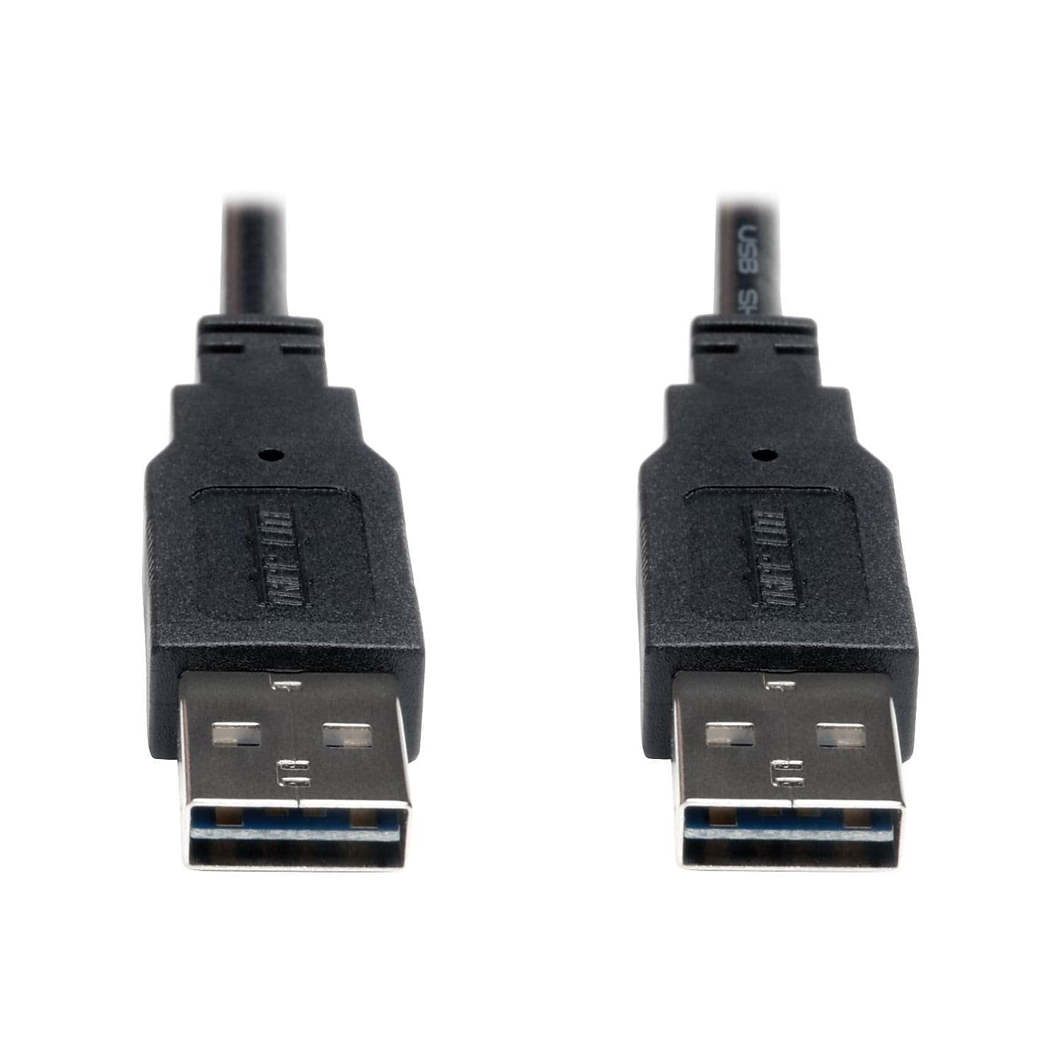 Tripp Lite Universal Reversible USB 2.0 Hi-Speed Cable (Reversible A to A) - 3 ft - UR020-003, Black