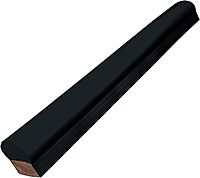 + DE1022BF Piling/Post Bumper, 6', Black, PVC, 2x4 Mount,